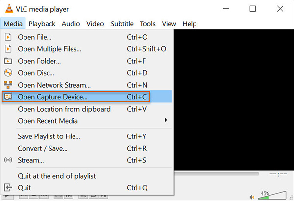 VLC Capture Windows Screen - 2