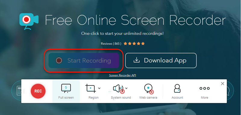 apowersoft free online screen recorder