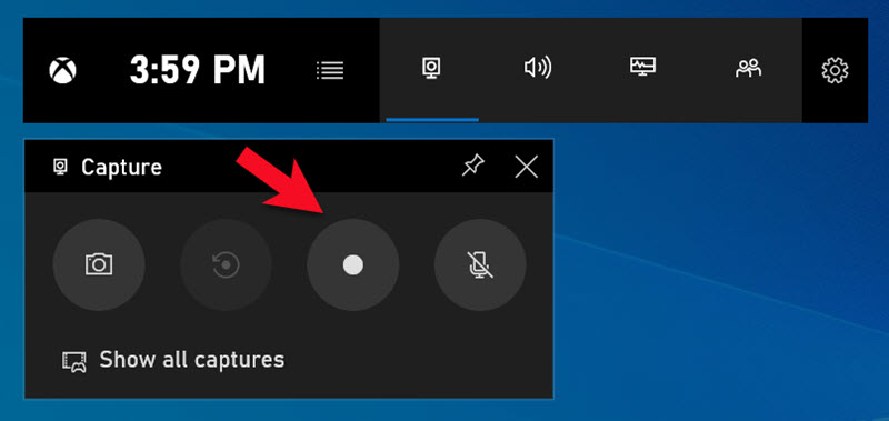 how to record laptop screen video in windows 10