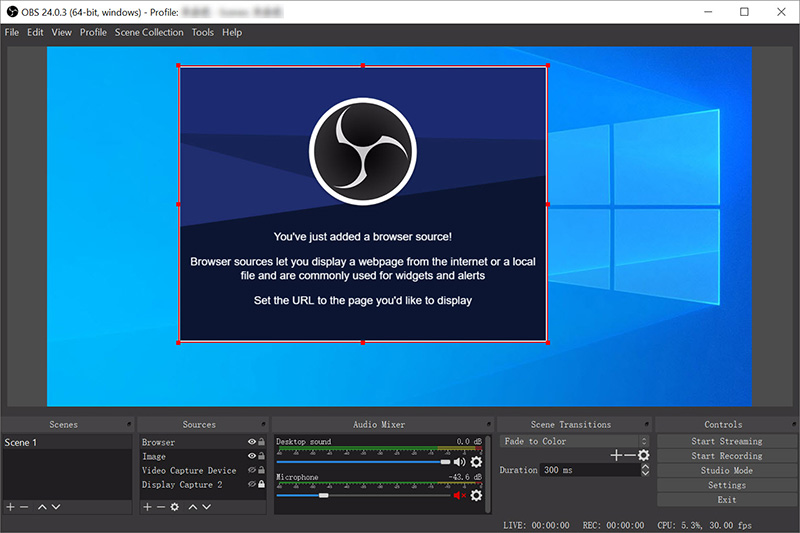 obs screen recorder mac