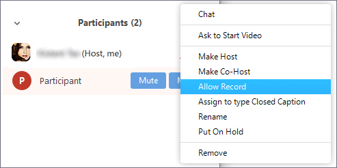 how to record a zoom meeting with other application