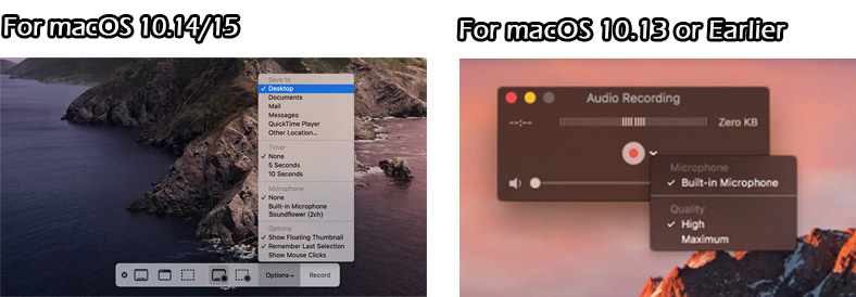 QuickTime Screen Recording Control