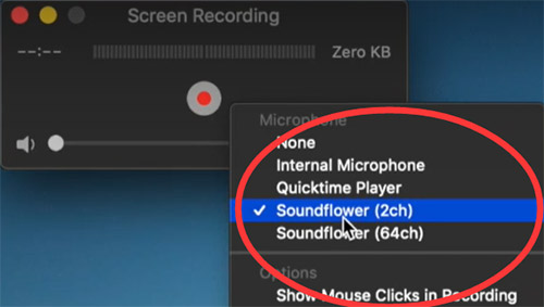 use quicktime to record screen and audio