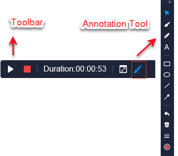 annotation toolbar