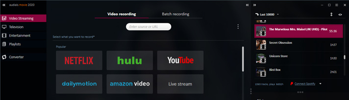 Audials record hulu streaming