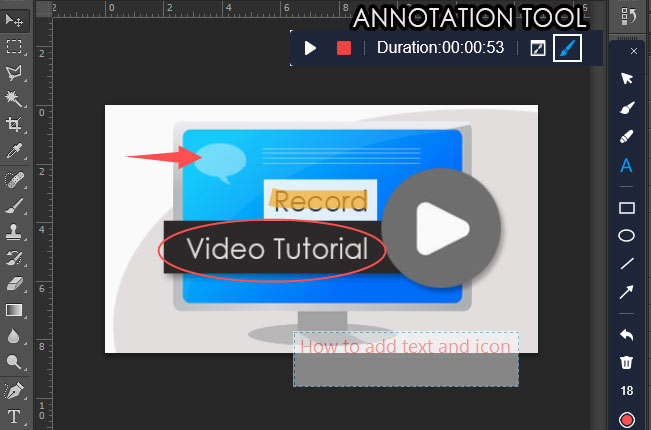 Annotation tool of RecMaster