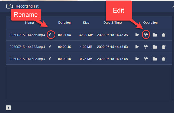 How to Edit and Share Recording with RecMaster | RecMaster User Guide