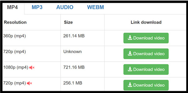 X2convert Choose Video Format and Quality