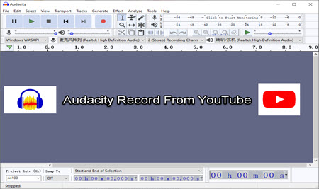 Audacity Record from YouTube with Explicit Guidance
