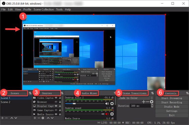 obsproject windows 10