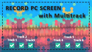 Record PC Screen with Multitrack: Use Software or Hardware Recorder