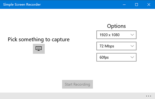 simple screen recorder for pc