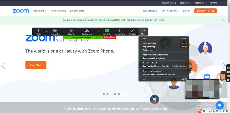 how to record a zoom meeting on windows