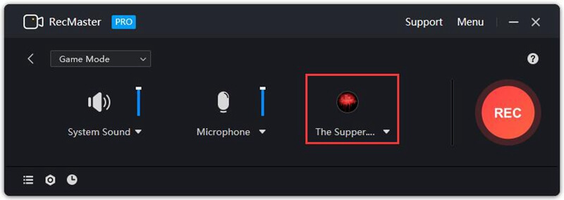 How to Record The Supper Gameplay?