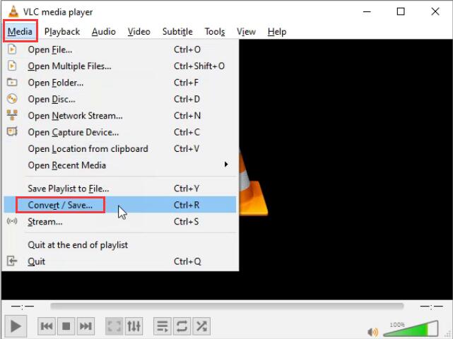 Using VLC Media Player step1