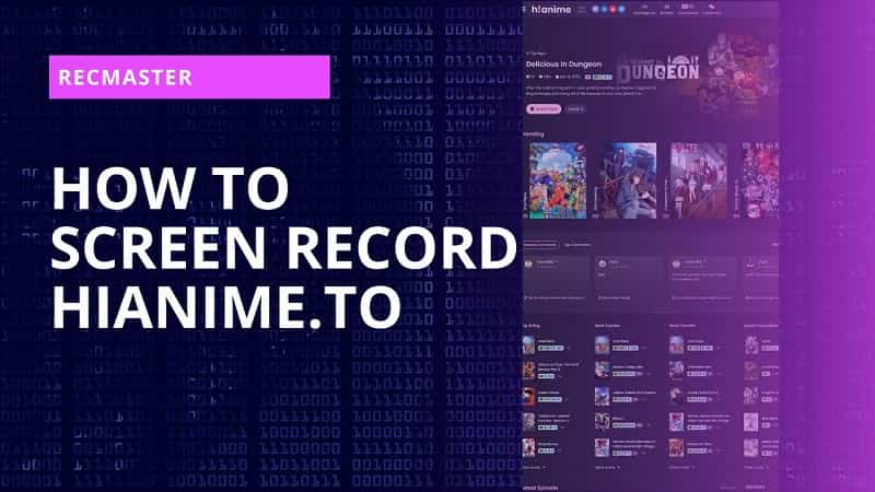 How to Screen Record hianime.to?